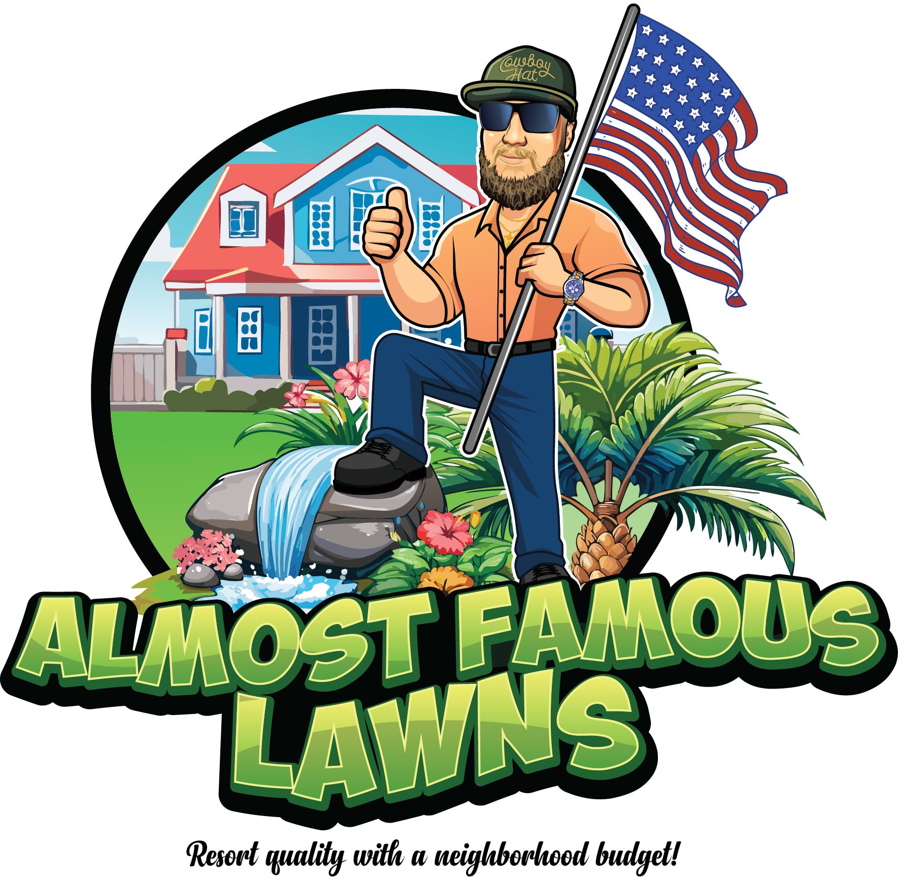 Almost Famous Lawns in The Villages, FL | Landscaping | Mulching | Weeding | Landscape Design
