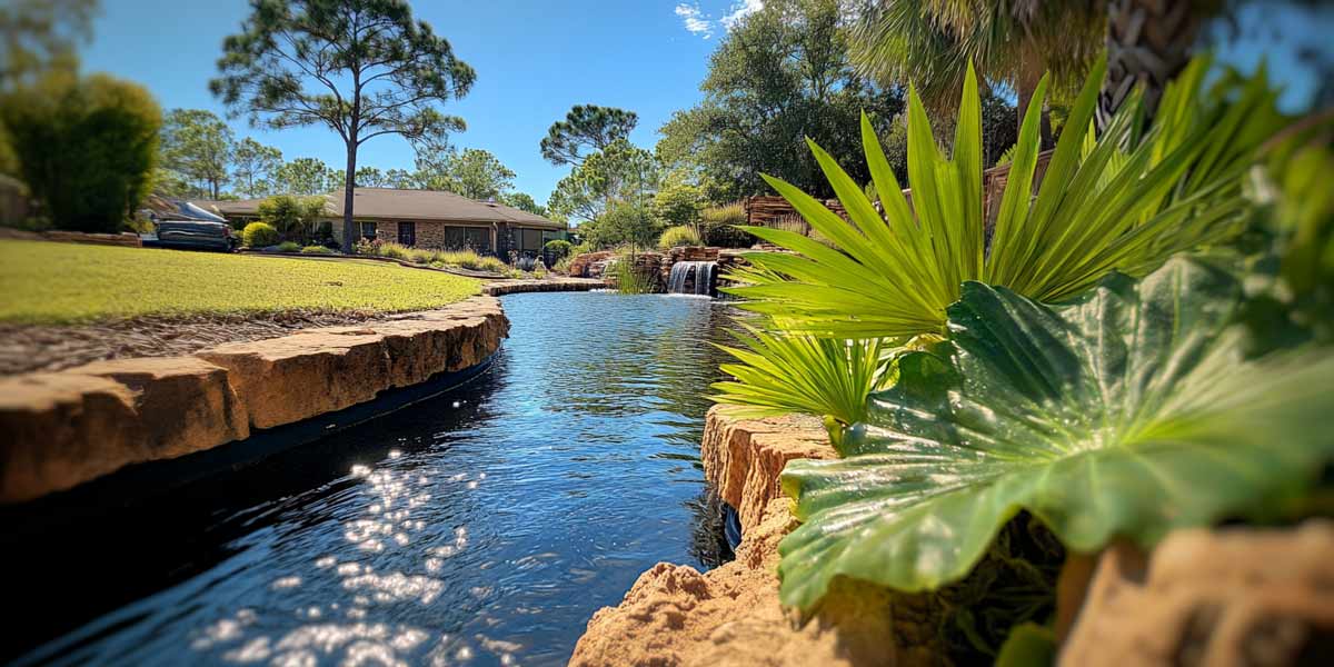 Water-Features-in-The-Villages,-FL2 Water Features in The Villages, FL | Almost Famous Lawns in The Villages, FL | Landscaping | Mulching | Weeding | Landscape Design